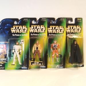 Star Wars POTF Lot of 4 Luke Skywalker